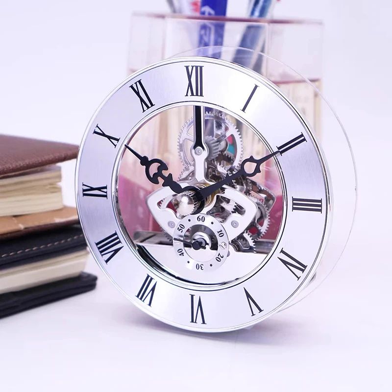 Silent Quartz Clock Movement Replacement Kit with Hands for DIY Wall Clock Repair