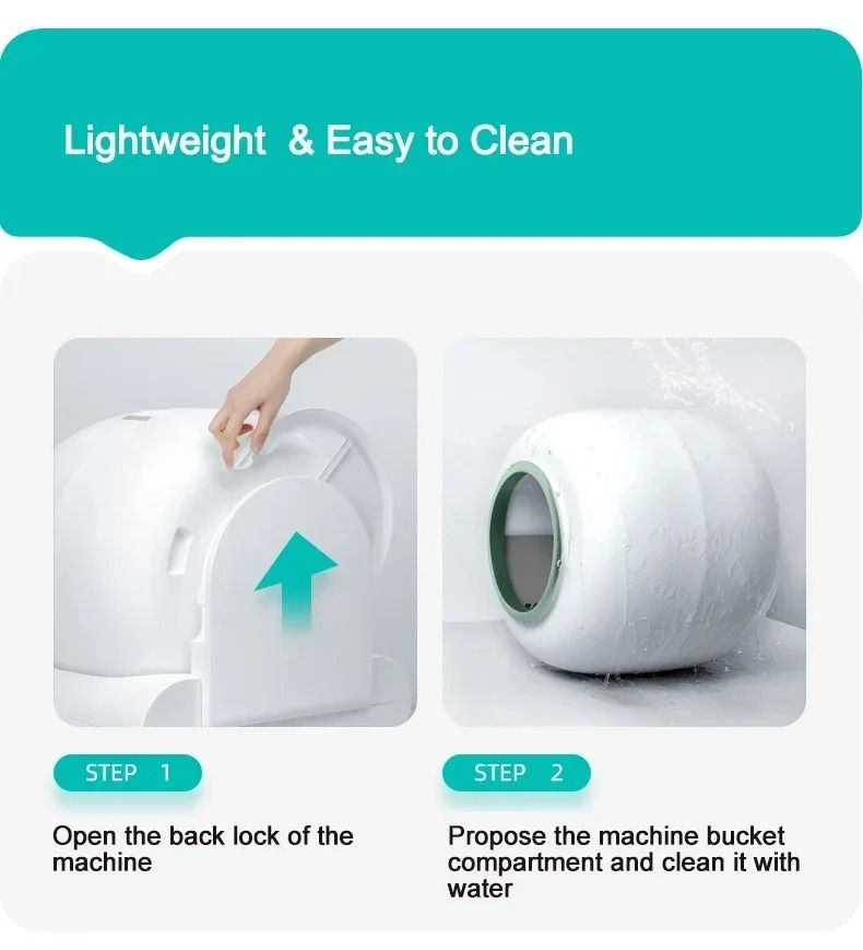 Smart Self Cleaning Cat Toilet