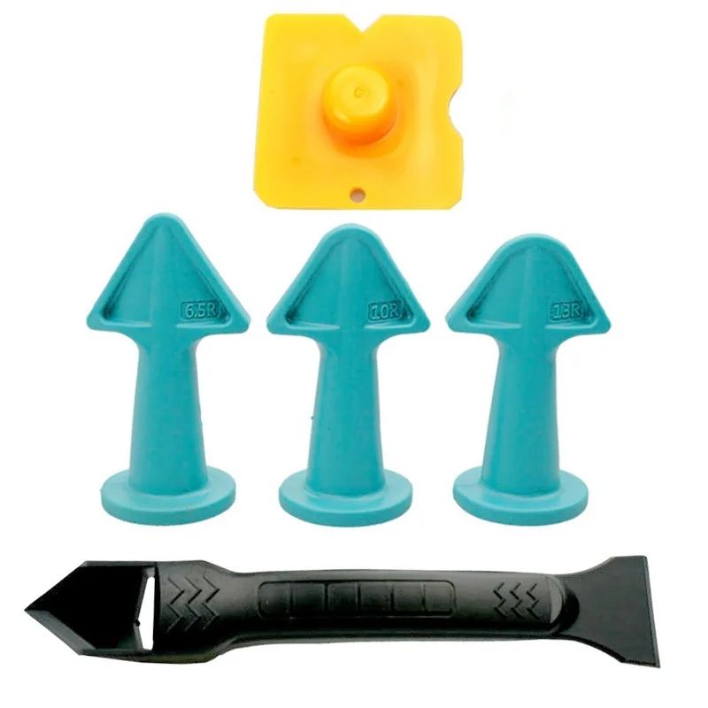 5-Piece Caulking Tool Set – Silicone Finishing & Joint Smoothing Applicators