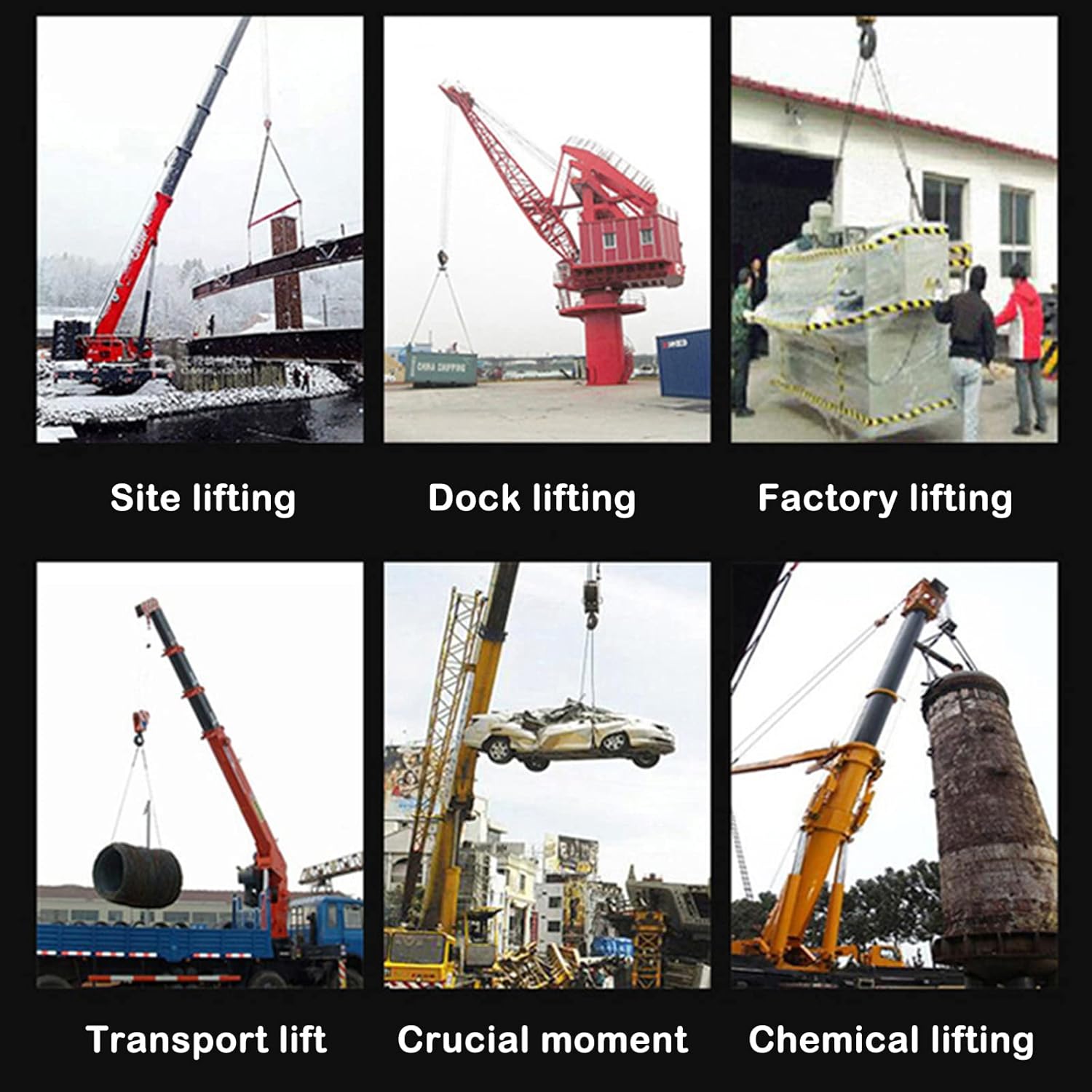 Heavy Duty Cargo Lifting Net Tear Resistant Hoisting & Safety Net