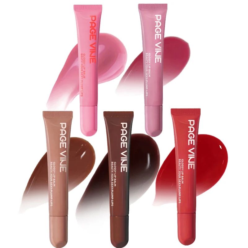 GlossyGlow Lip Gloss Phone Case – Moisturizing Raspberry Jelly Transparent Lip Gloss