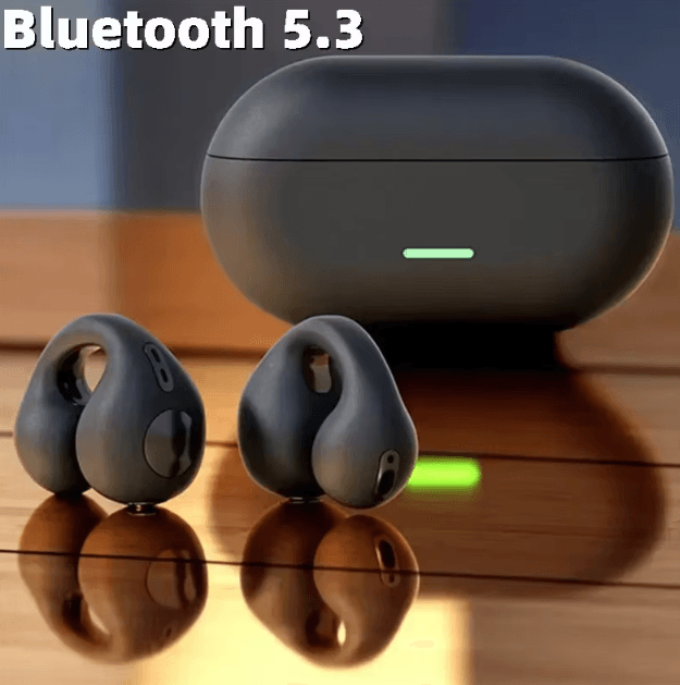 T75 Bone Conduction Wireless Headphones Bluetooth 5.3 Waterproof Open-Ear Sports Earbuds
