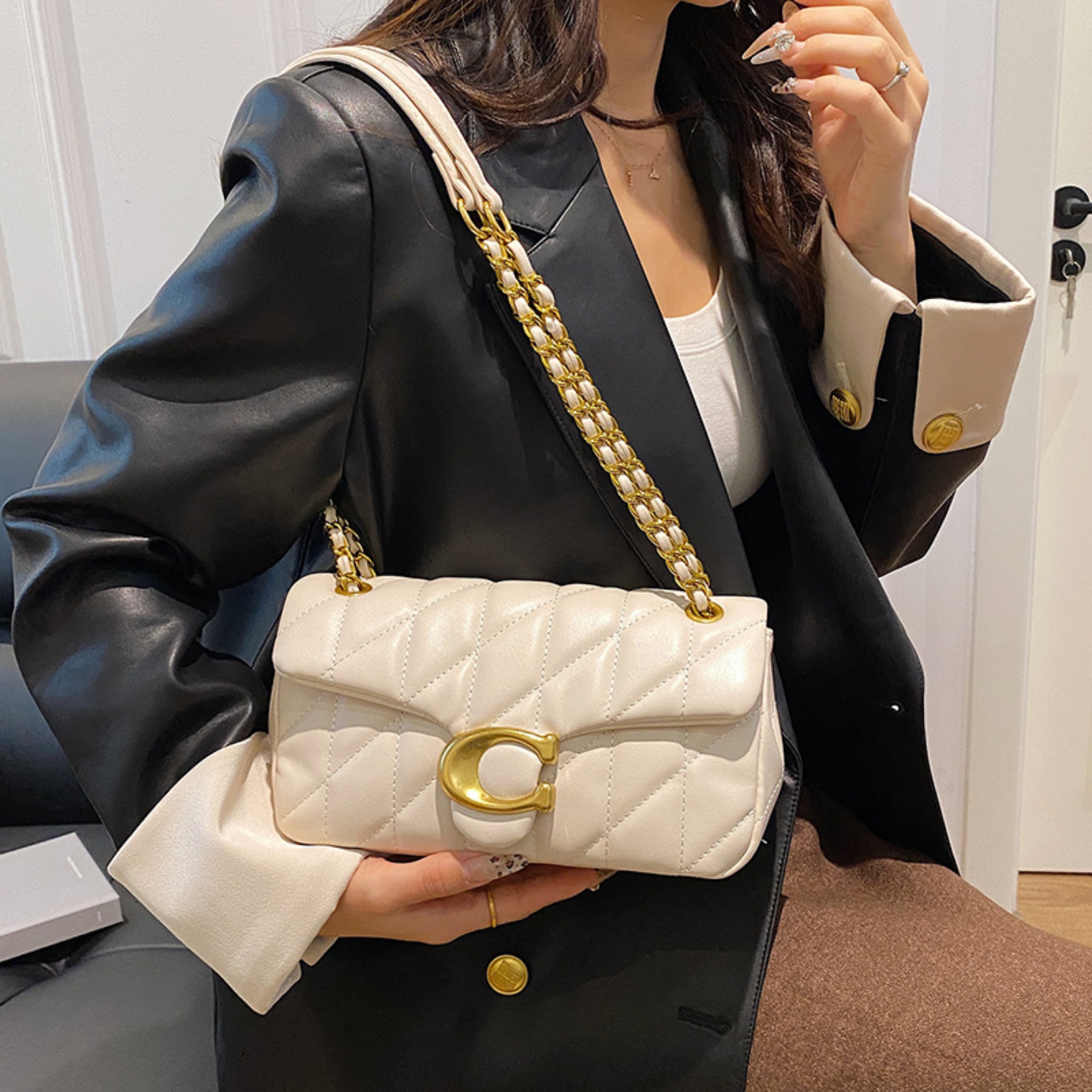 Pure Desire Style Chain Bag, High-Quality Single Shoulder Crossbody Bag