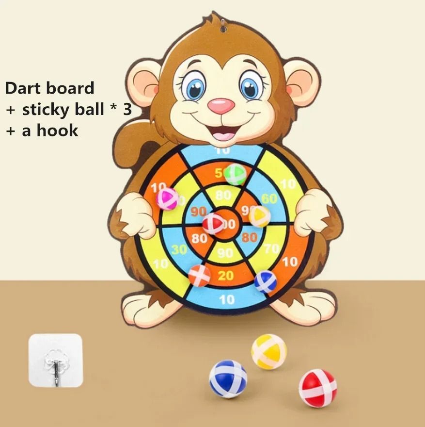 Professional Cartoon Animal Kids Basketball Hoop Kit