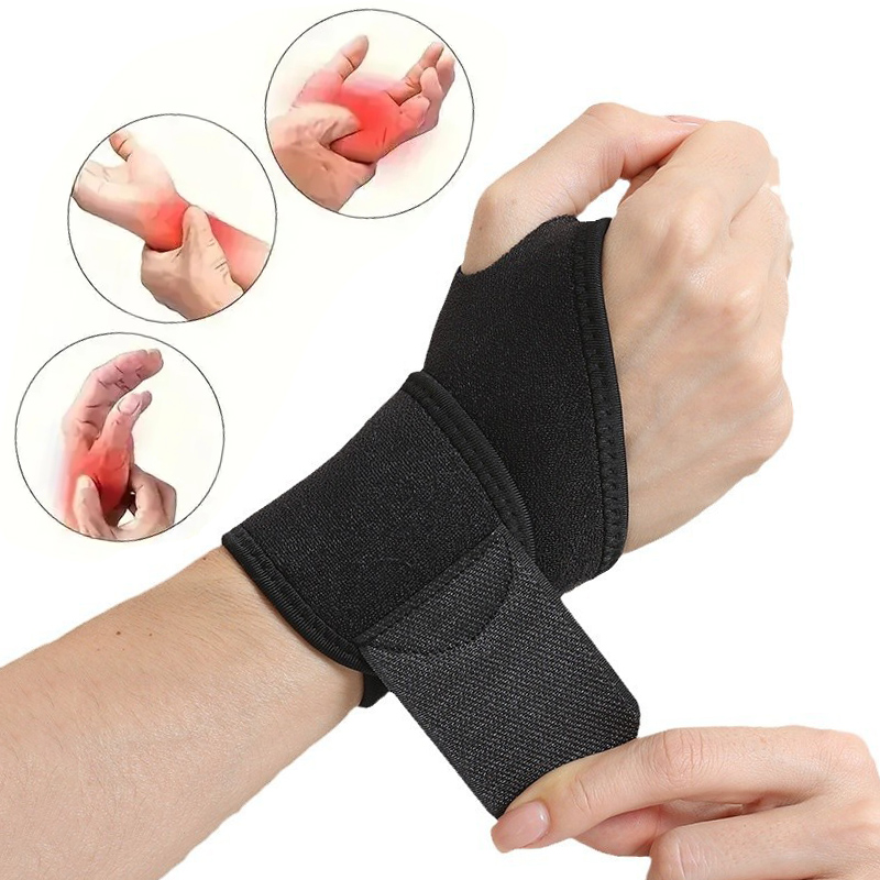 Adjustable Wrist Brace for Carpal Tunnel & Tendinitis Pain Relief Sport Support Wrap for Arthritis & Sprains
