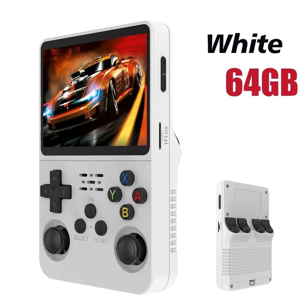 R36S Retro Handheld Game Console Open Source Linux 3.5 Inch IPS Screen 64GB 128GB