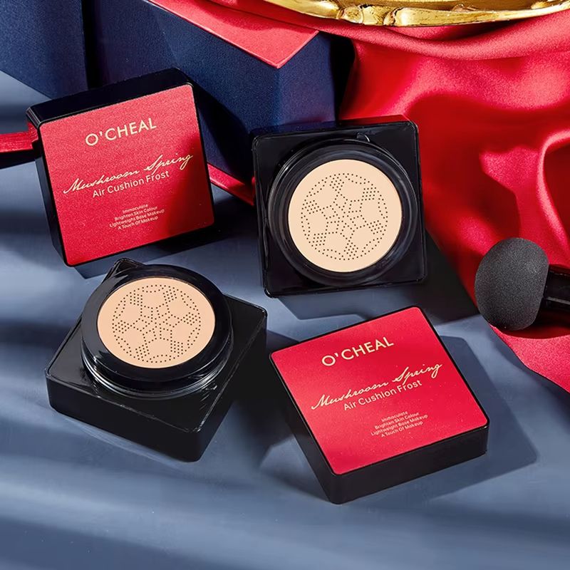 OCHEAL Mushroom Head BB Cream Foundation – Smooth Face Makeup Concealer Cushion Compact