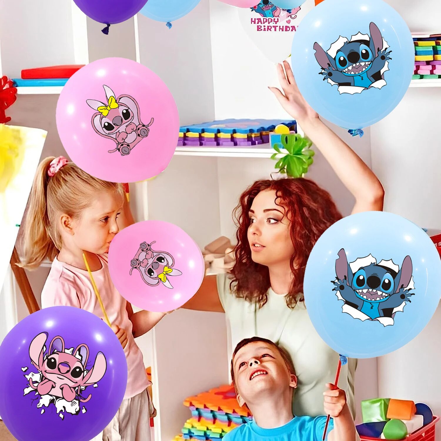 12-Inch Lilo & Stitch Balloons: Perfect for Birthday, Wedding, or Baby Shower Decorations