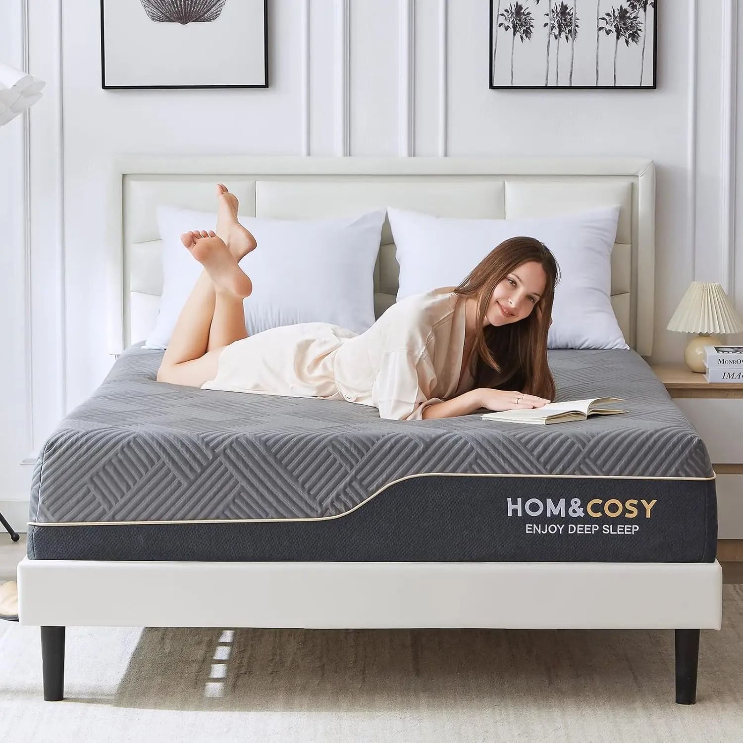 Cooling Gel Memory Foam Mattress with Green Tea Infusion