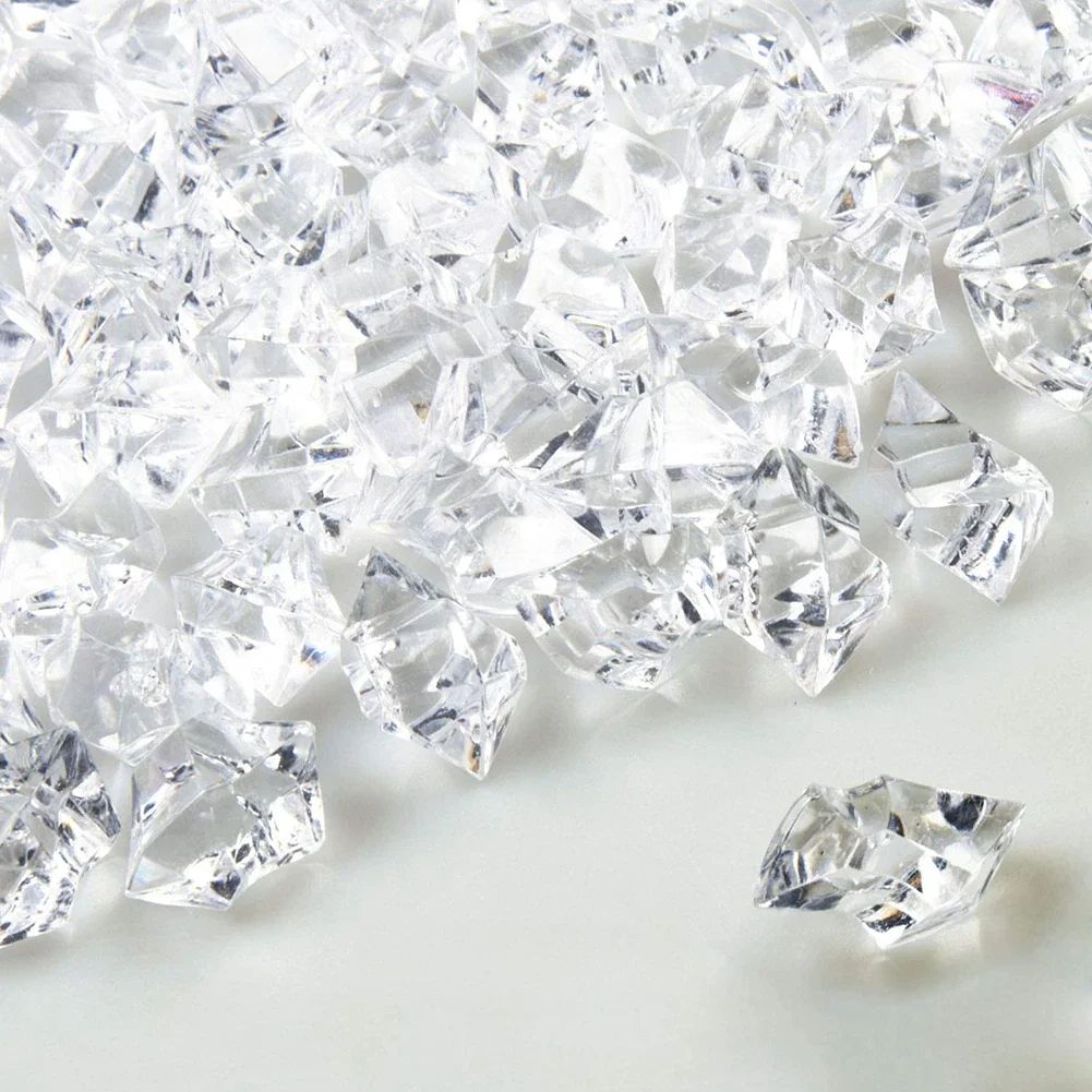 Clear Acrylic Crushed Ice Vase Fillers