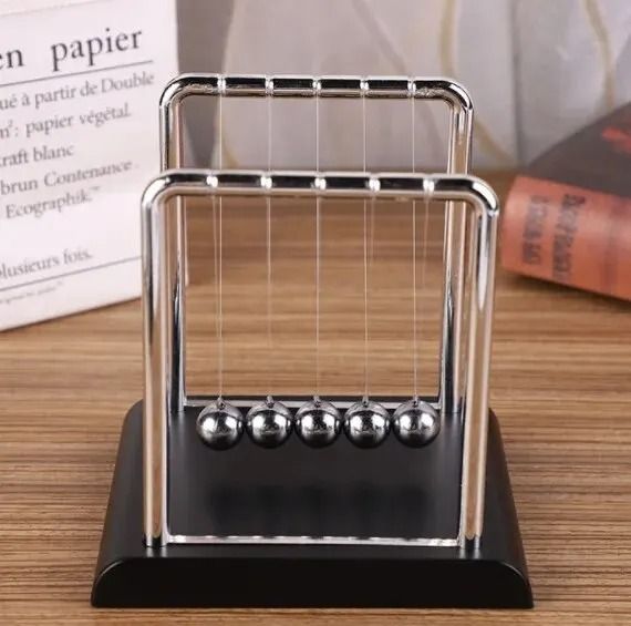 Newtons Cradle Balance Steel Ball Desktop Stress Relief Toy