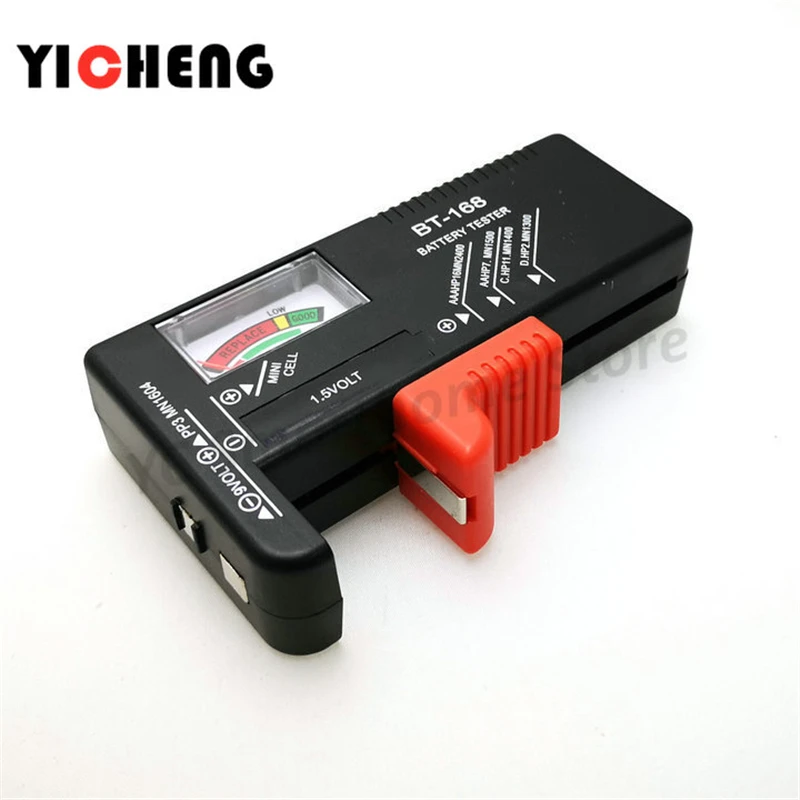 Battery Tester Digital BT-168 Battery Capacity Checker for AA AAA 9V C D Button Cell Batteries with Color Display