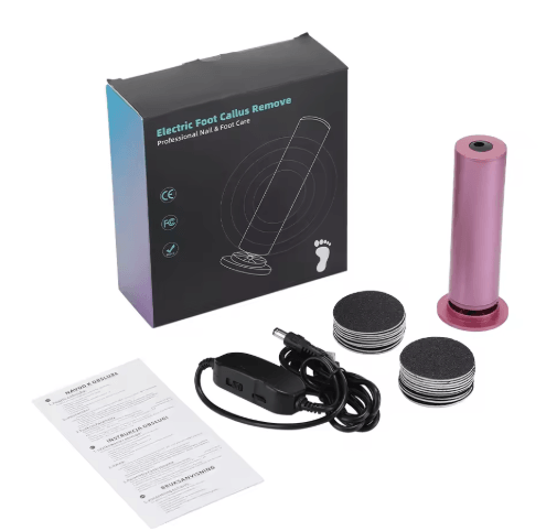 SmoothStep Pro Electric Foot Callus Remover Pedicure Tool Set
