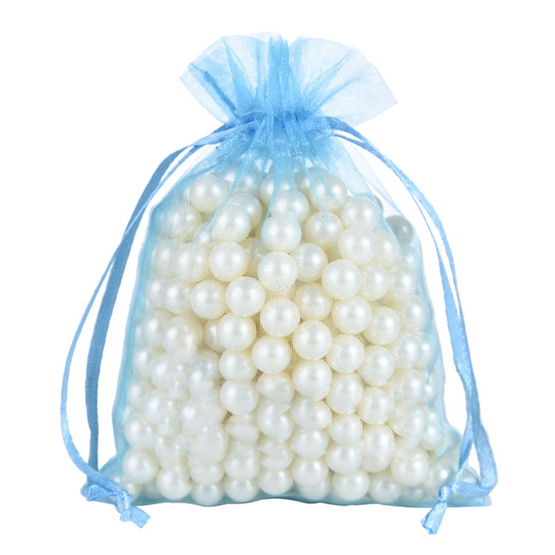 Wedding Christmas Gift Organza Bags, Jewelry Packaging Display Pouches, Drawable Set