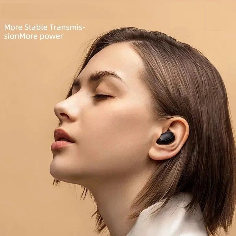 Wireless Bluetooth Earbuds with Microphone and LED Charging Case