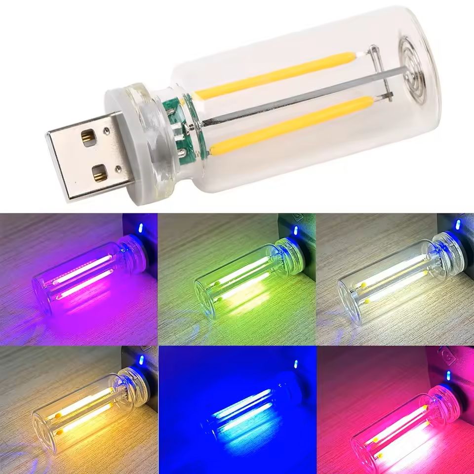 5V USB Touch Dimmable Retro LED Filament Bulb