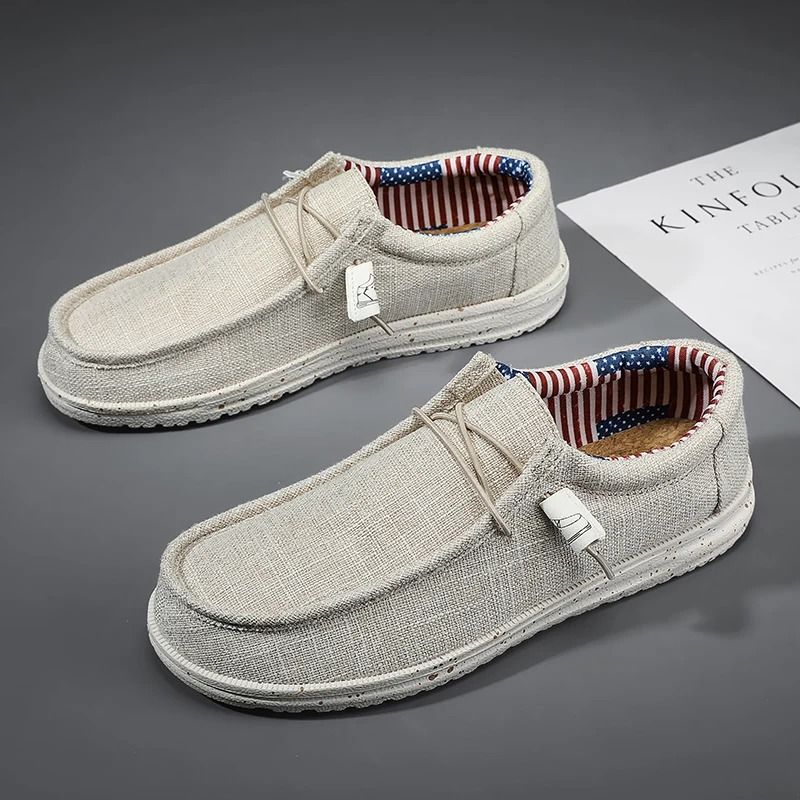 Breathable Canvas Walking Flats