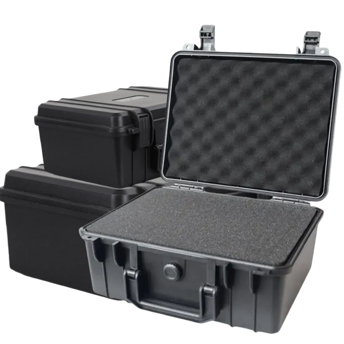 Waterproof Hard Tool Case Organizer Box – Impact Resistant Safety Protector Storage for Hardware, Instruments & Gear