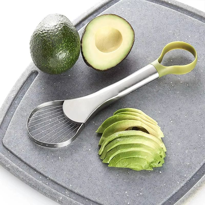 2-in-1 Avocado Slicer & Pitter Stainless Steel Fruit Prep Tool