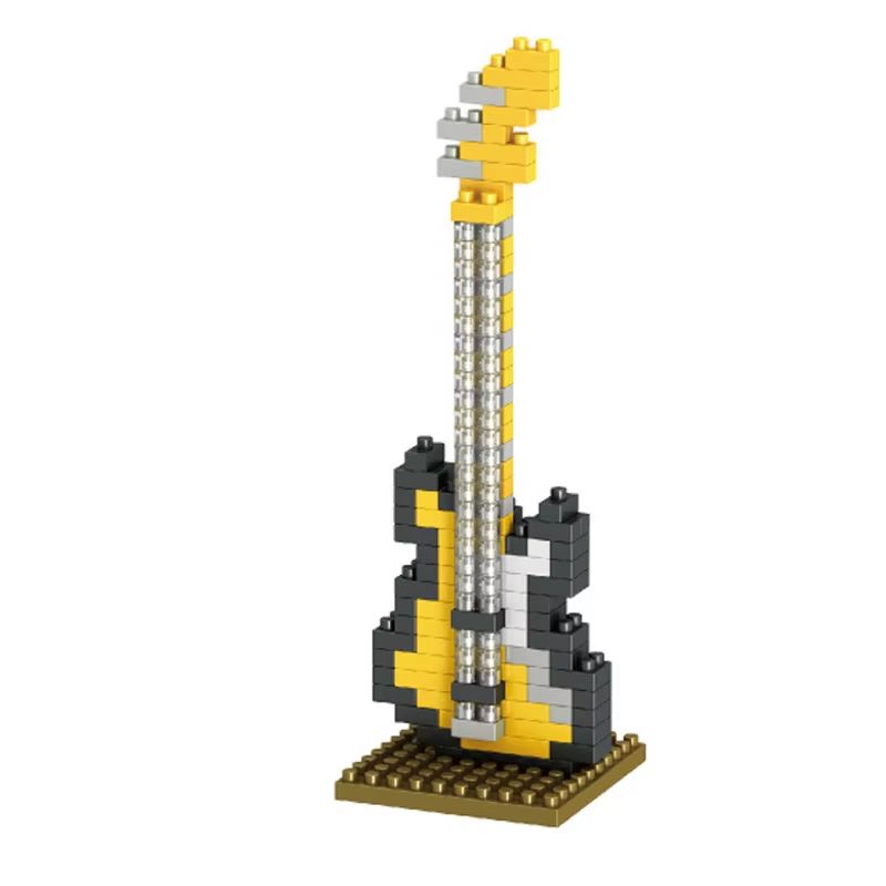 Mini Musical Instrument Building Bricks Set – Piano and Guitar Series