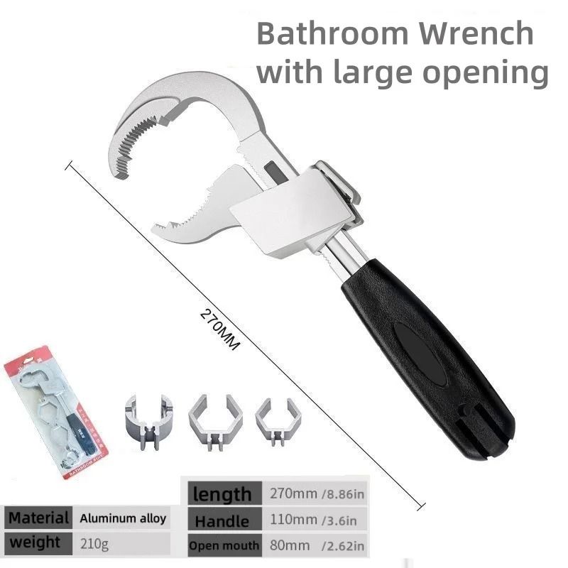 Feng Witt Multi Functional Sink Wrench Universal Faucet Tool