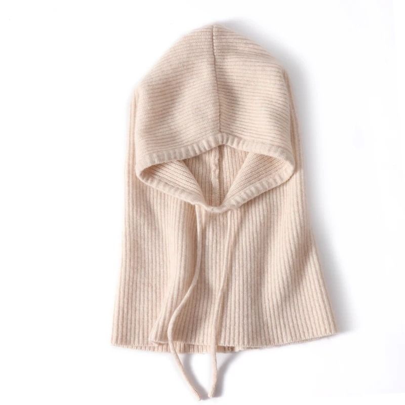 100% Pure Wool Balaclava Beanie – Premium Winter Neck and Face Protection