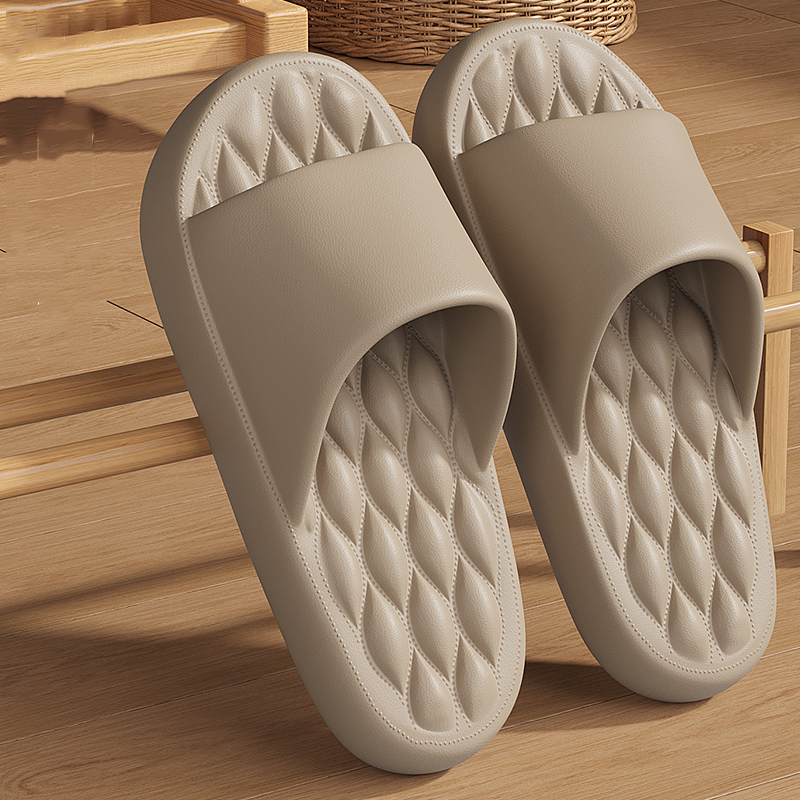 Non-Slip Summer Home Slippers for Women and Men, EVA Bathroom Slides, Lightweight Beach Sandals for Couples
