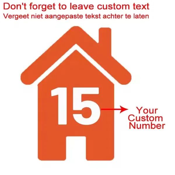 Custom Wheelie Bin Number Vinyl Stickers