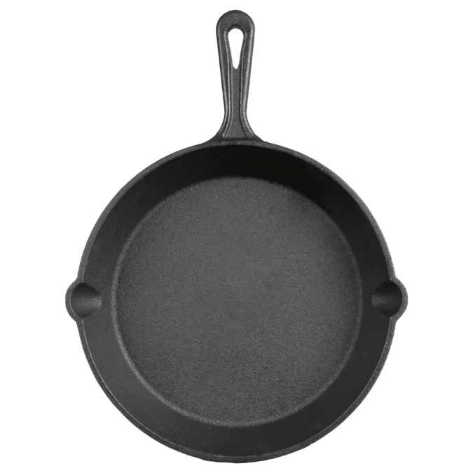 Classic HeatPro Pre Seasoned Cast Iron Skillet 10.5 Inch Durable Cast Iron Frying Pan with Even Heat Distribution