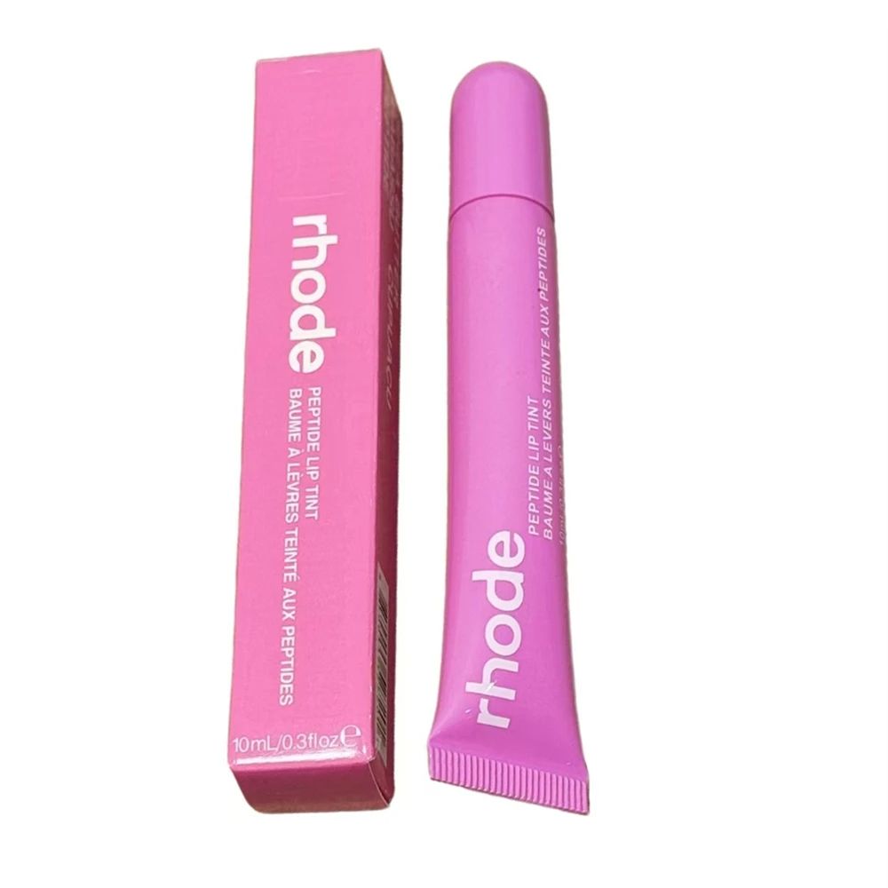 Rhode Makeup Lipstick Phone Case, Moisturizer Lip Gloss Holder, Lasting Nourishing Lines, Salty Tan, Raspberry Toast