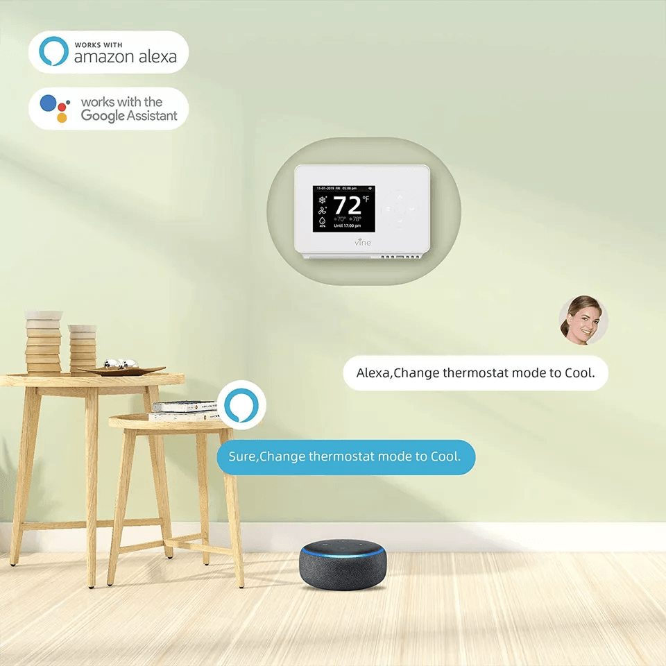Programmable Smart Thermostat, New Generation Smart Home HVAC Controller