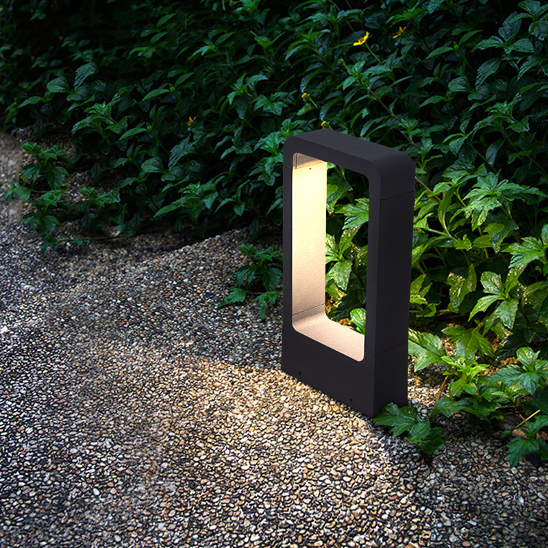 LED Garden Lights Lawn Lamp IP65 Waterproof 7W Modern Aluminum Pillar Light for Outdoor Courtyard & Villa Landscape