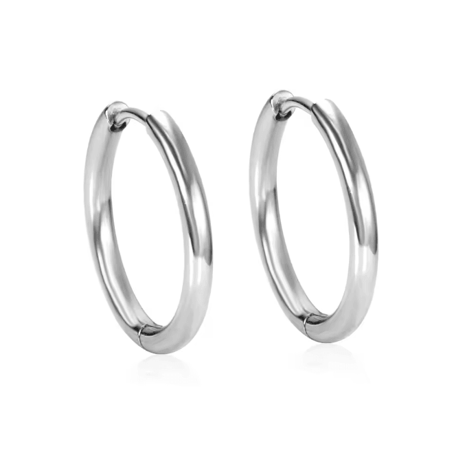 Simple U Shape Hoop Earrings