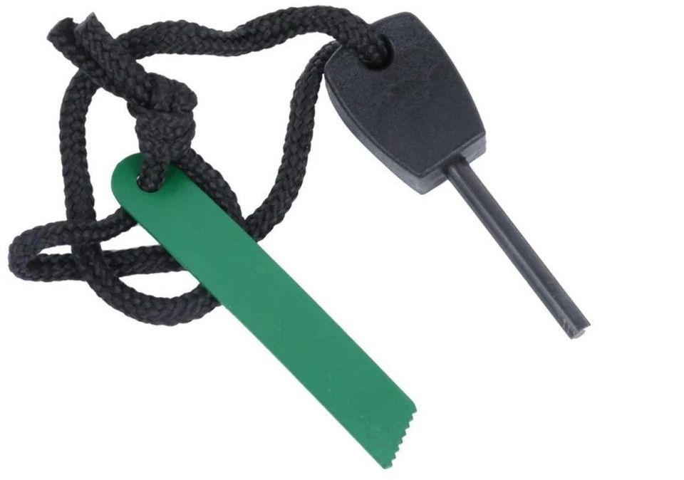 Magnesium Fire Starter Ferro Rod with Striker for Camping and Emergency Survival
