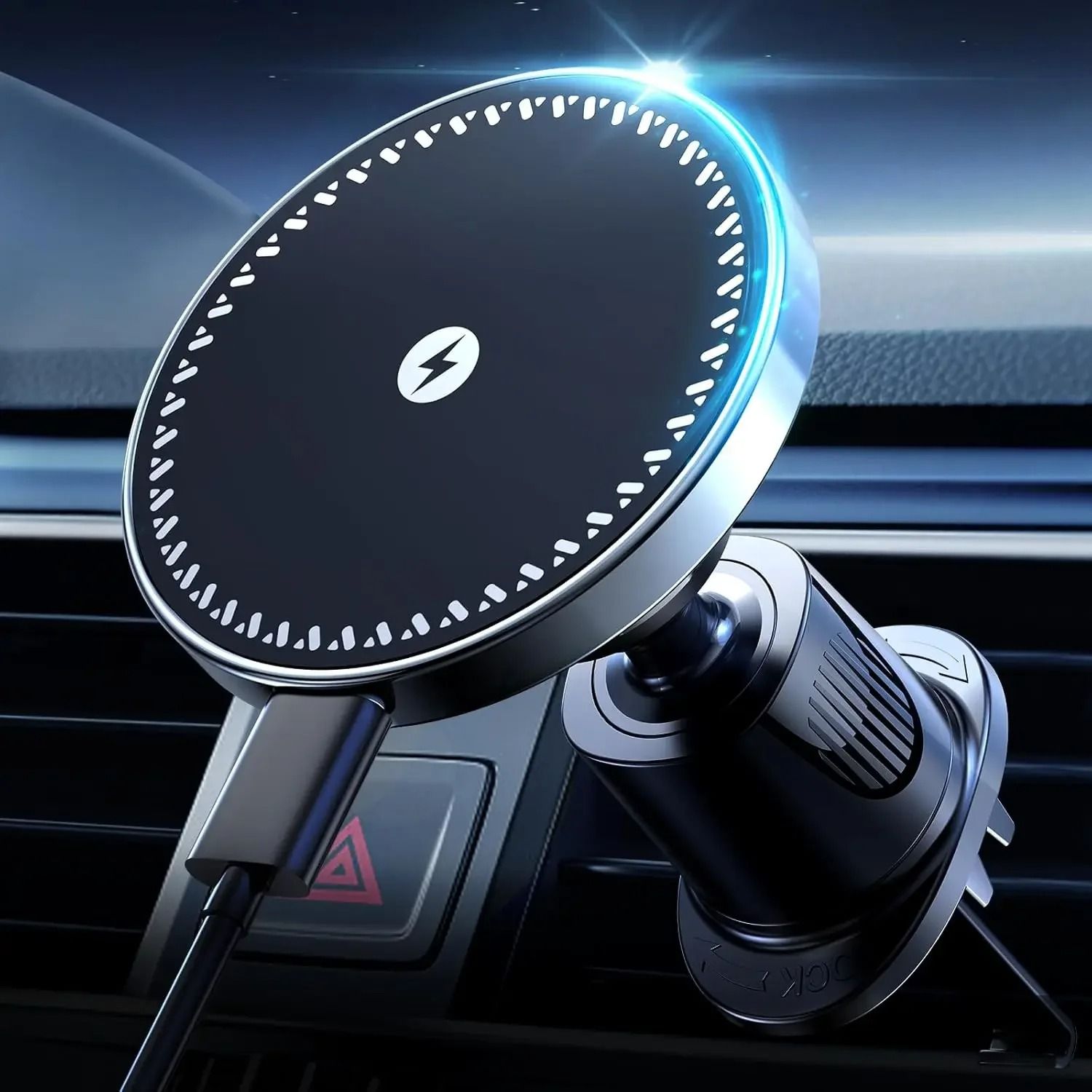 15W Strong Magnetic Wireless Car Phone Charger