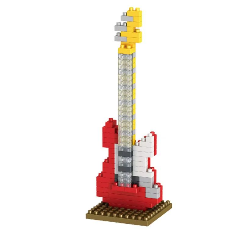 Mini Musical Instrument Building Bricks Set – Piano and Guitar Series