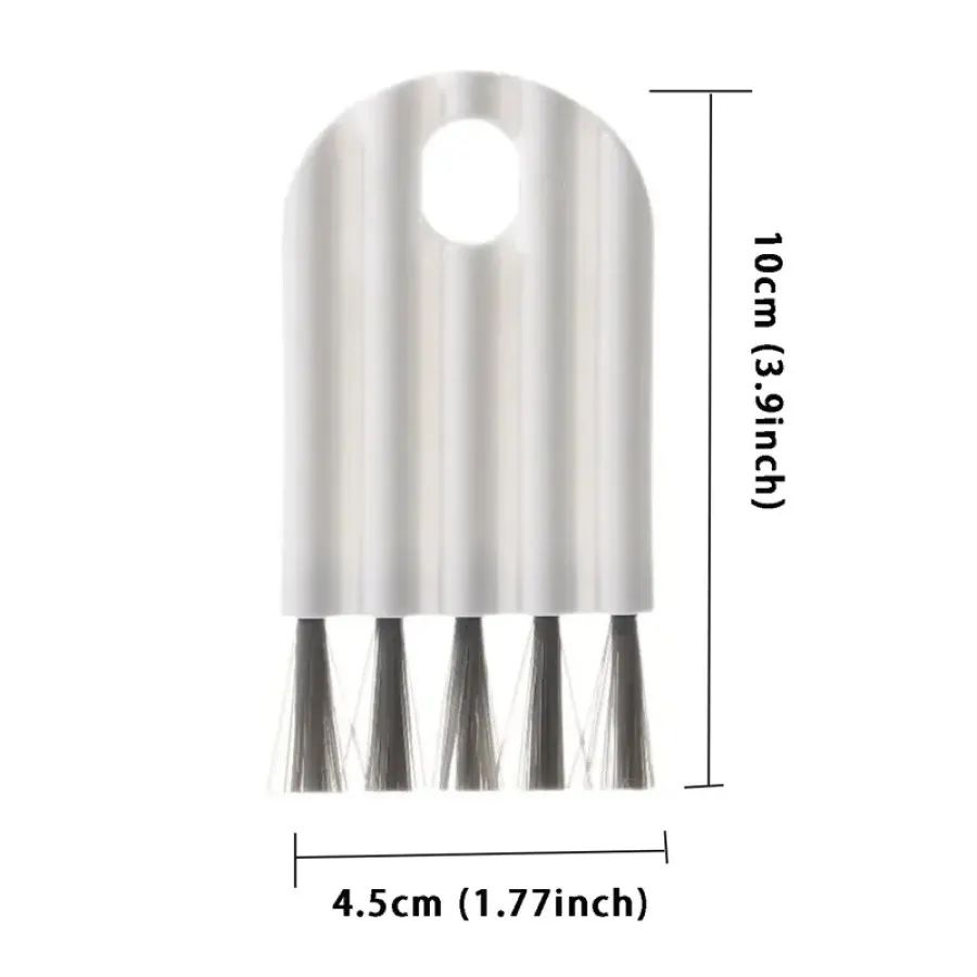Multifunctional Cleaning Brush with Curved Handle