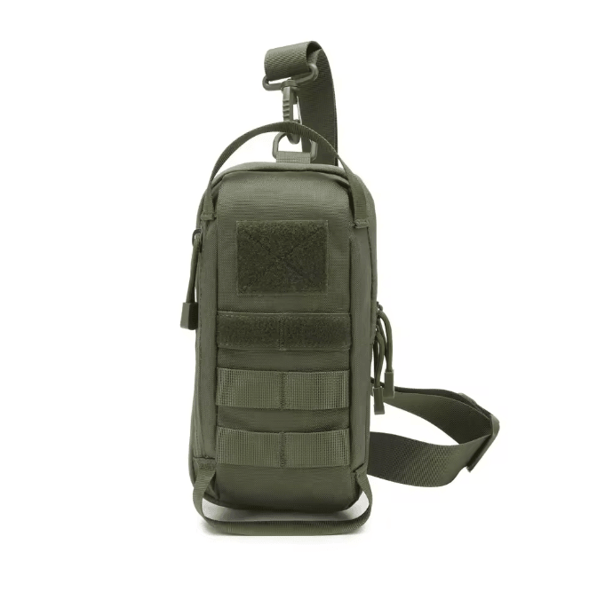 Tactical Shoulder Sling Chest Bag with IWB Pistol Pouch