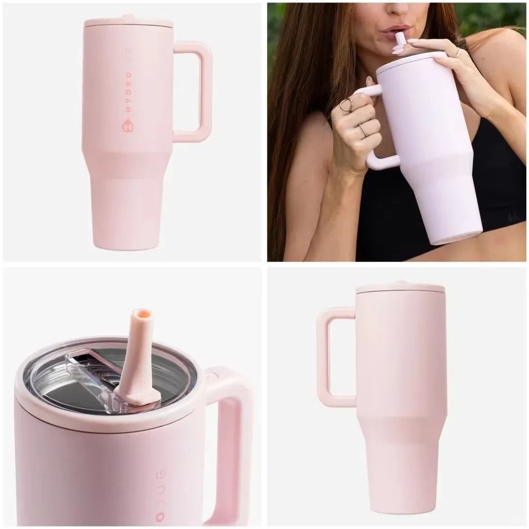 Insulated Stainless Steel Travel Tumbler with Straw Lid