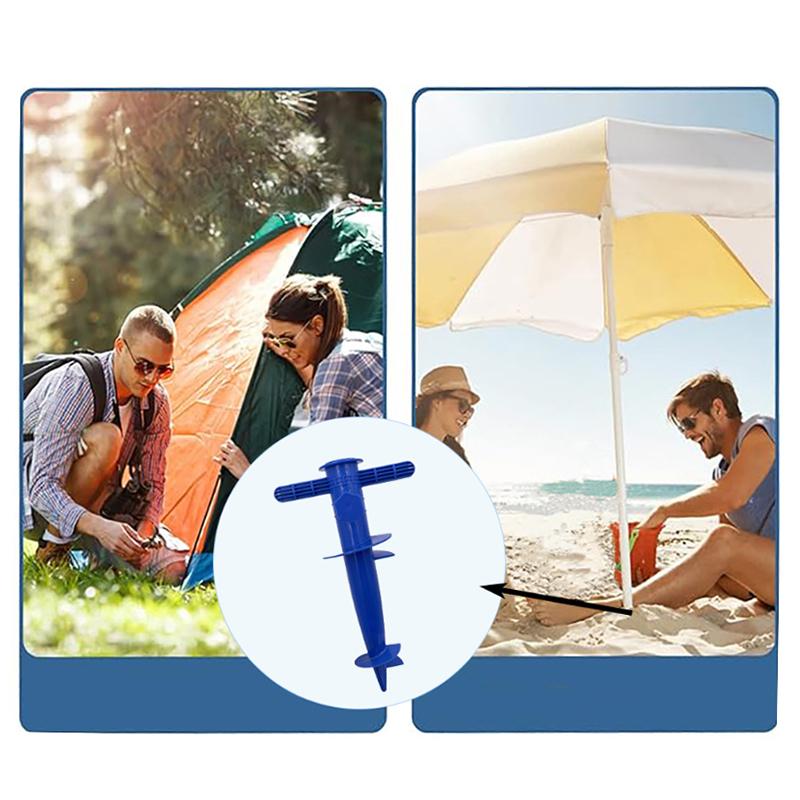 Universal Beach Umbrella Sand Anchor Stand for Patio and Garden