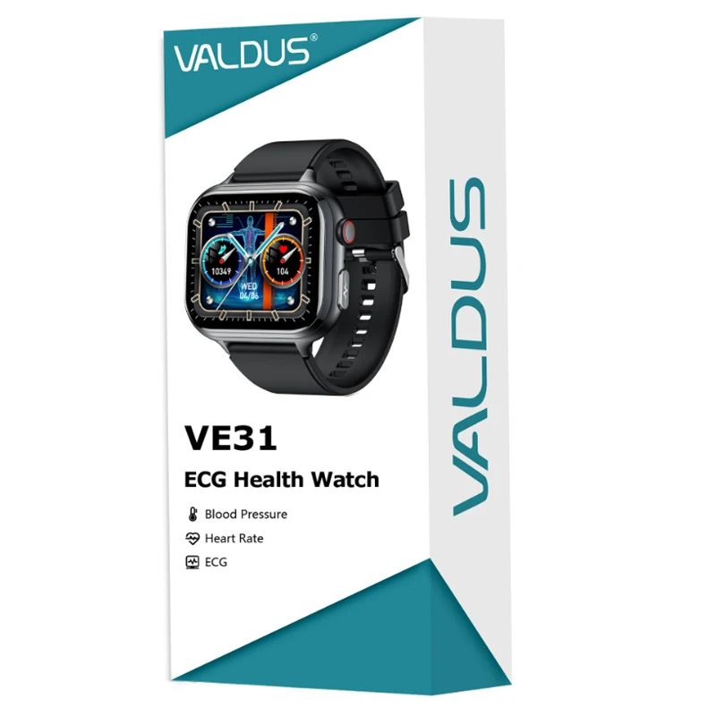 VALDUS VE31 Pro ECG Bluetooth Calling Smartwatch