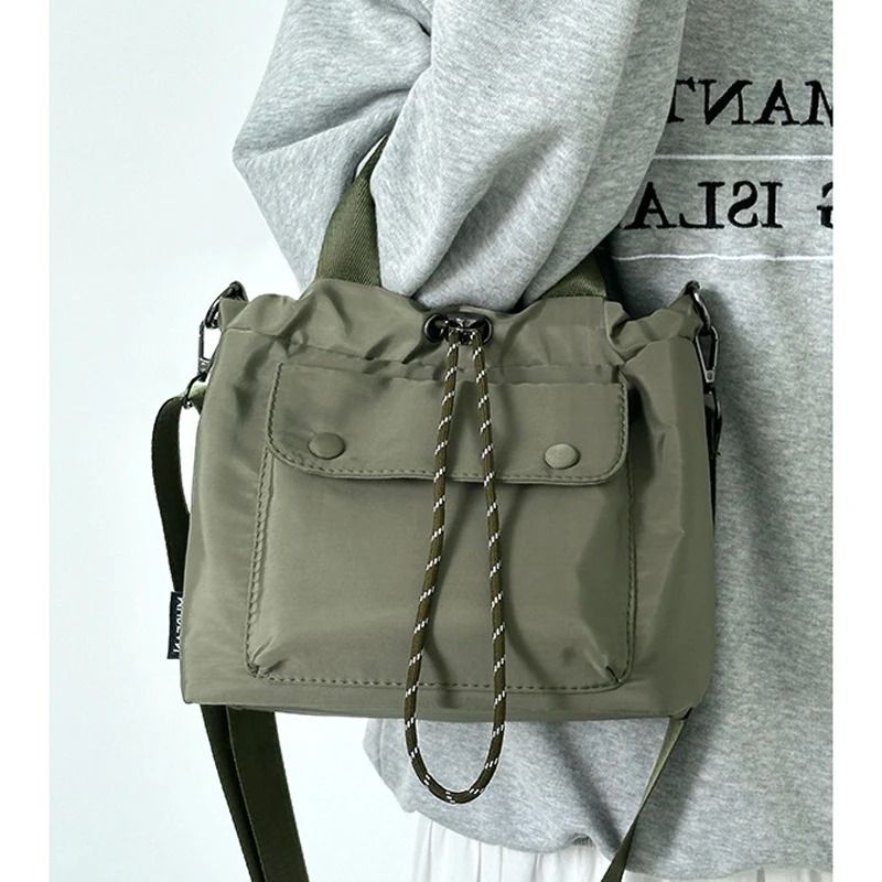 Lightweight Versatile Nylon Tote and Commuter Crossbody Bag