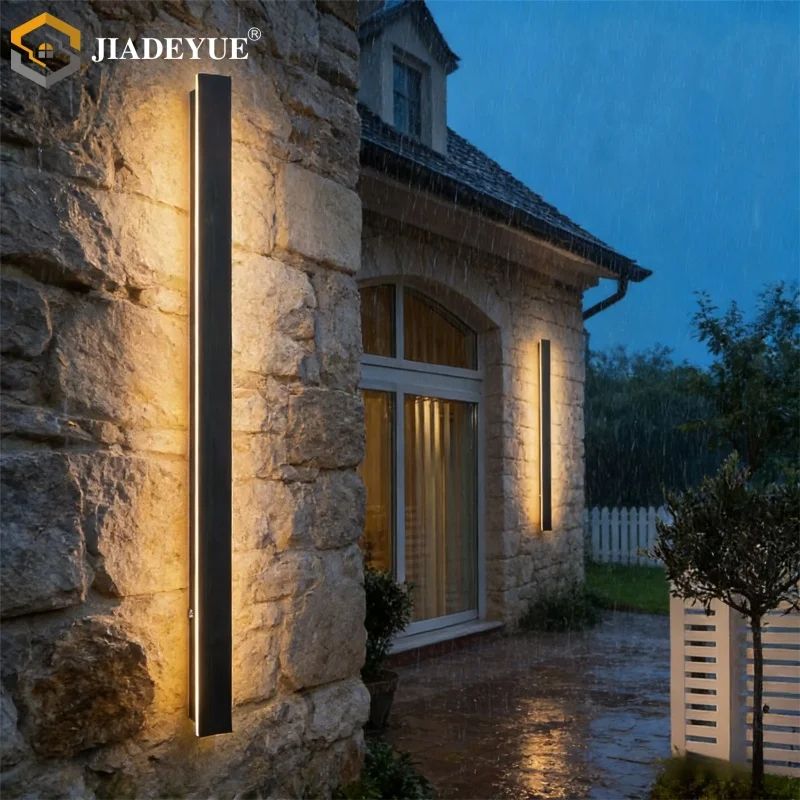 LumiGuard Waterproof LED Wall Light IP65 for Modern Outdoor & Indoor Spaces