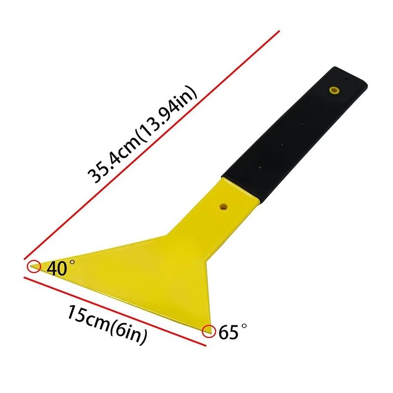 Heavy-Duty Car Ice Scraper & Window Squeegee