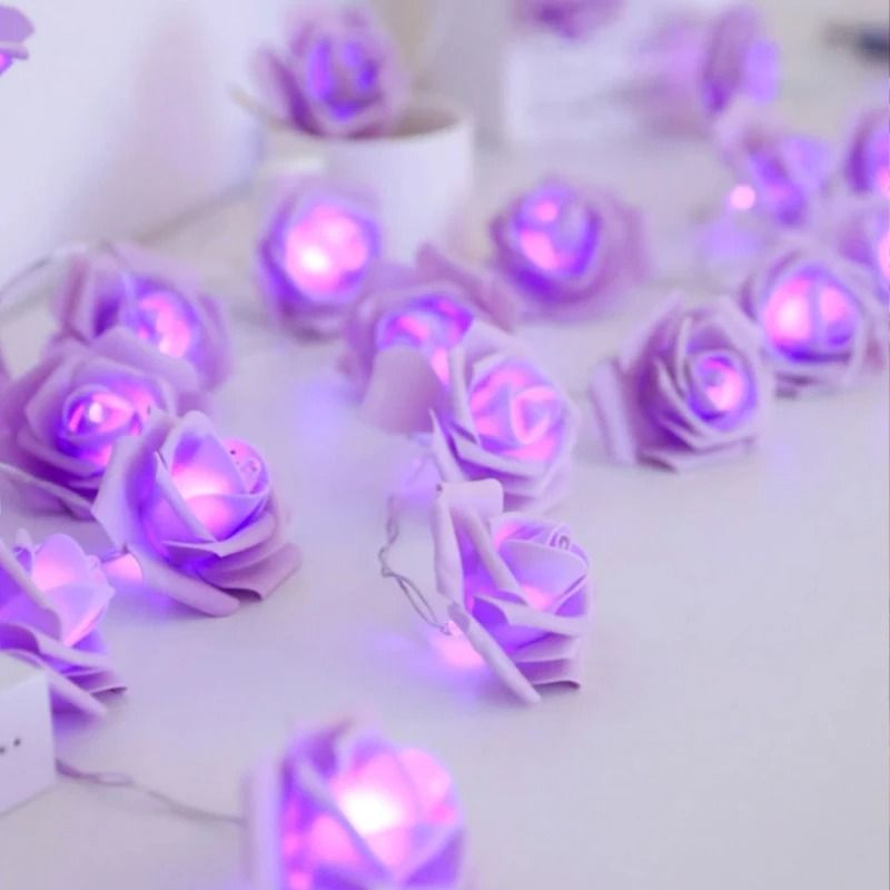 Velvet Petal Rose Fairy Strings
