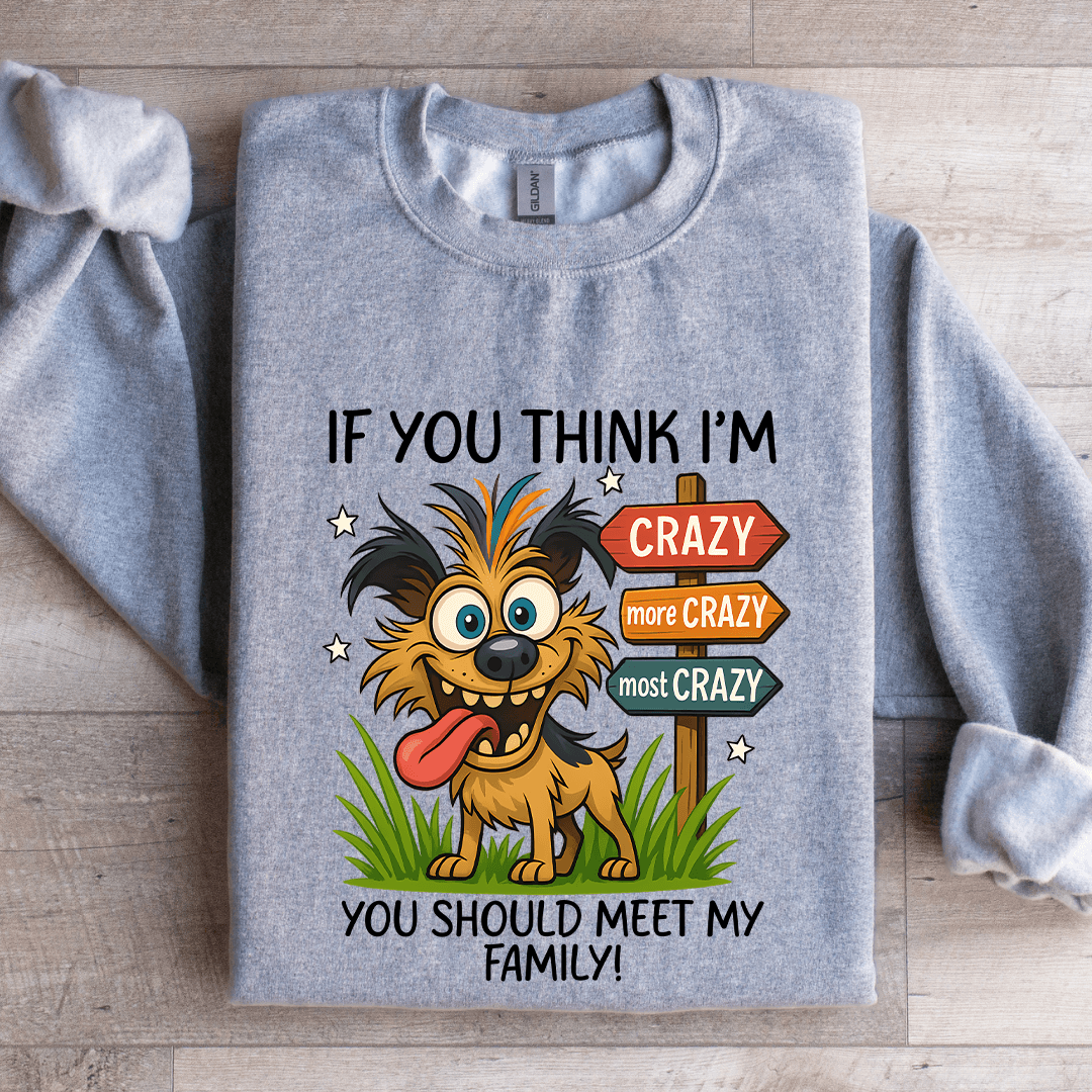 If You Think I'm Crazy Sweatshirt