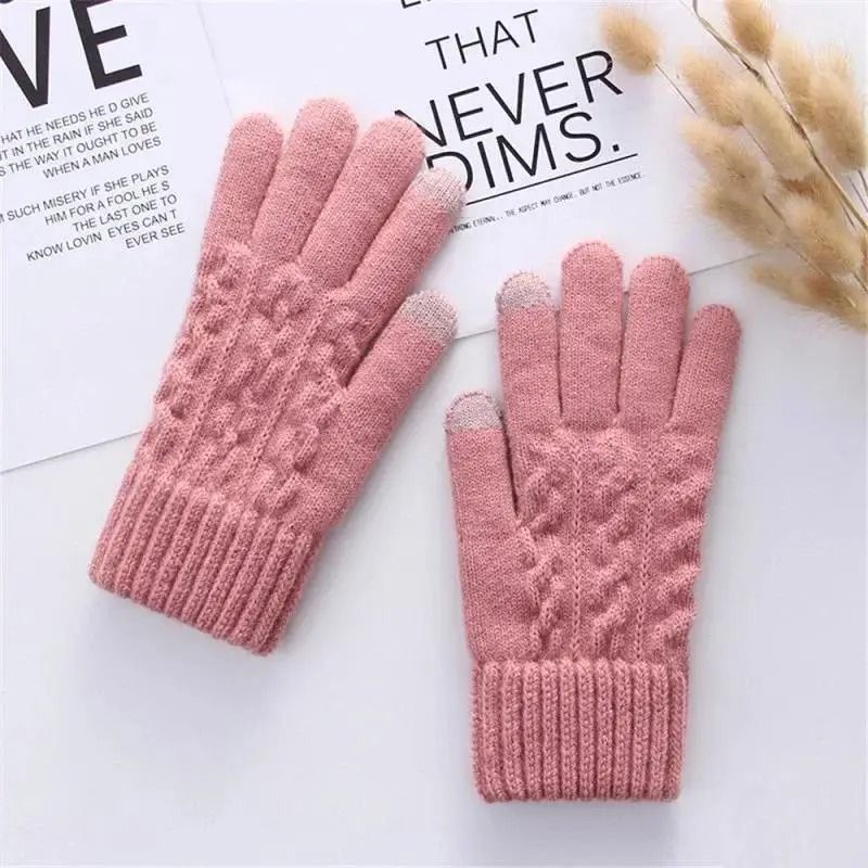Universal Winter Thermal Touchscreen Knitted Gloves
