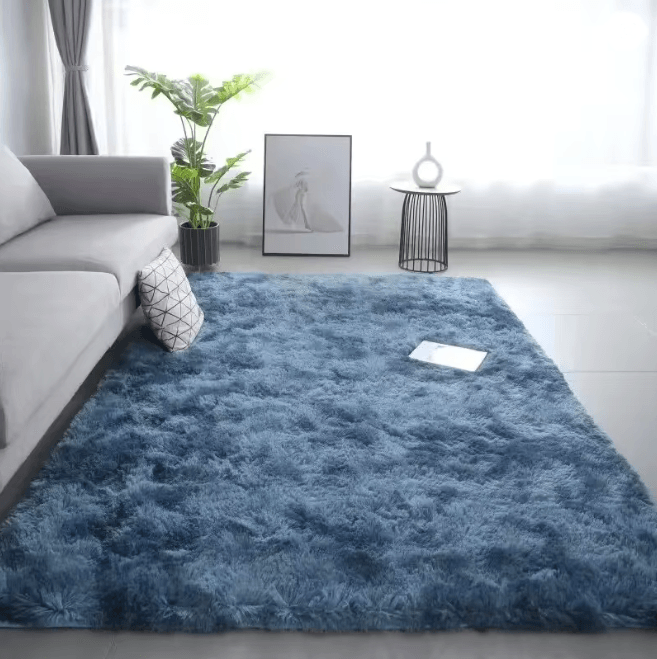VeluSoft Gradient Silk Wool Bedside and Living Room Rug