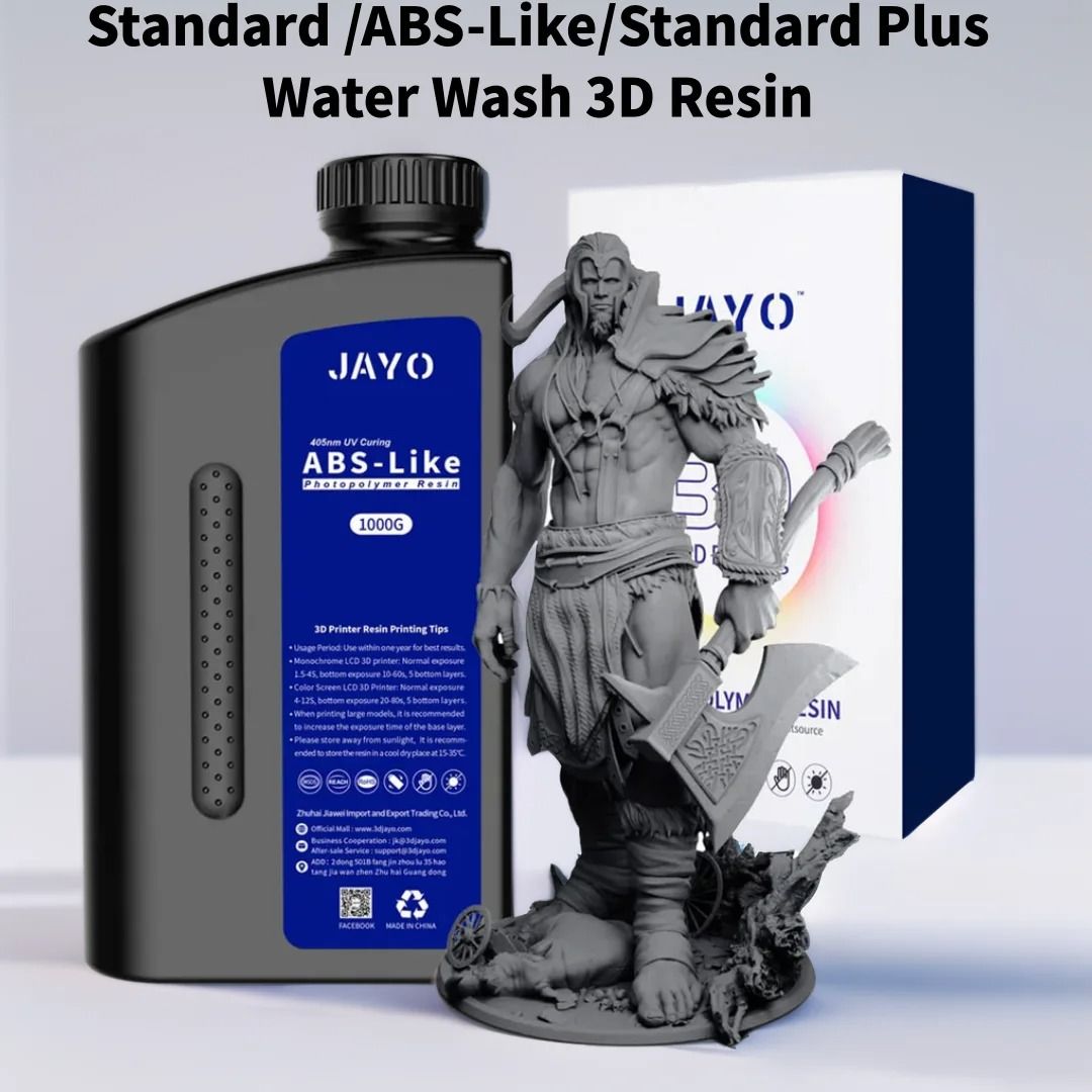 Jayo 3D Printer UV Resin 405nm Standard ABS Like and Water Wash Options