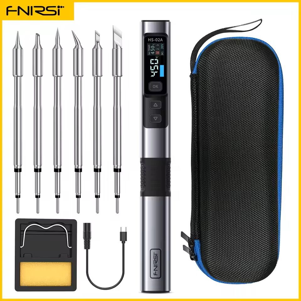 Smart Soldering Station 100W Adjustable Electric Iron Kit with Temperature Control